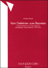 Vom Gelehrten zum Beamten