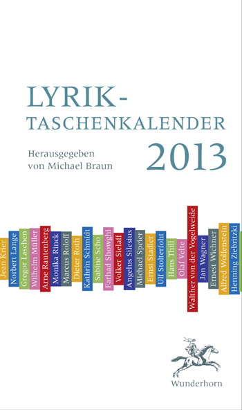 Lyrik-Taschenkalender 2013